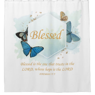 Blessed – Women's Christian Faith Butterfly Verse 