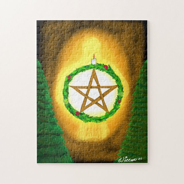 Blessed Yule Jigsaw Puzzle (Vertical)