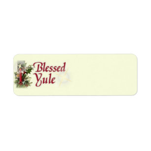 Blessed Yule Labels