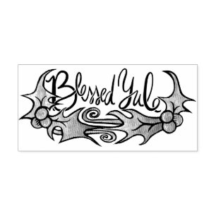Blessed Yule Self-inking Stamp