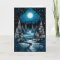Blessed Yule Winter Solstice Cozy Winter Forest