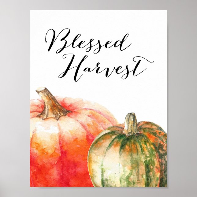 Blessest Harvest - Thanksgiving Poster (Devant)