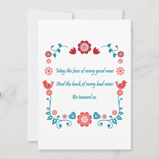 Blessing 27 invitation (Front)