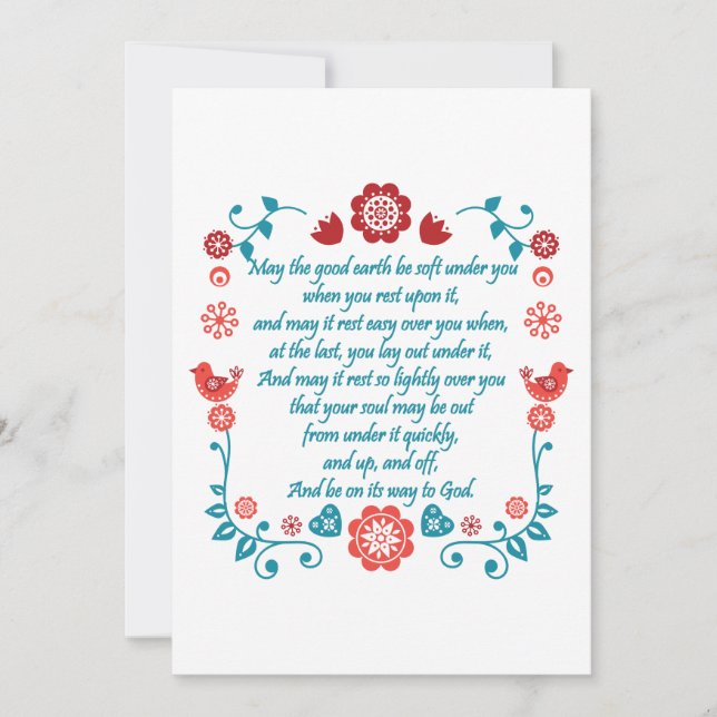 Blessing 32 invitation (Front)