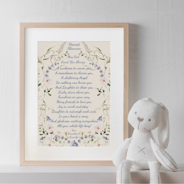 Blessing A Sunbeam to Warm You Nursery Art Poster (Creator Uploaded)