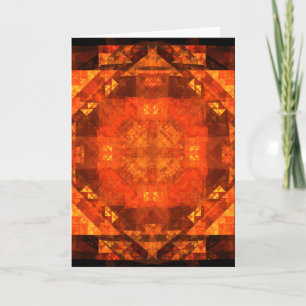 Blessing Abstract Art Greeting Card