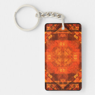 Blessing Abstract Art Keychain