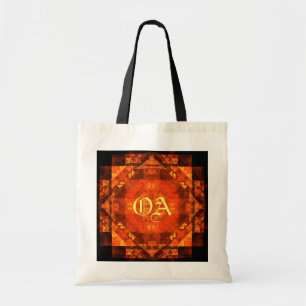 Blessing Abstract Art Monogram Bag