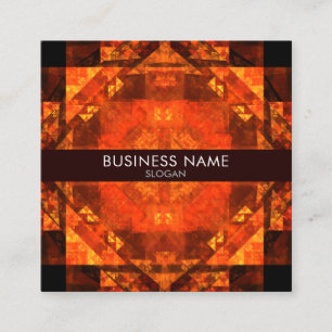 Blessing Abstract Art Professional Square Business Card
