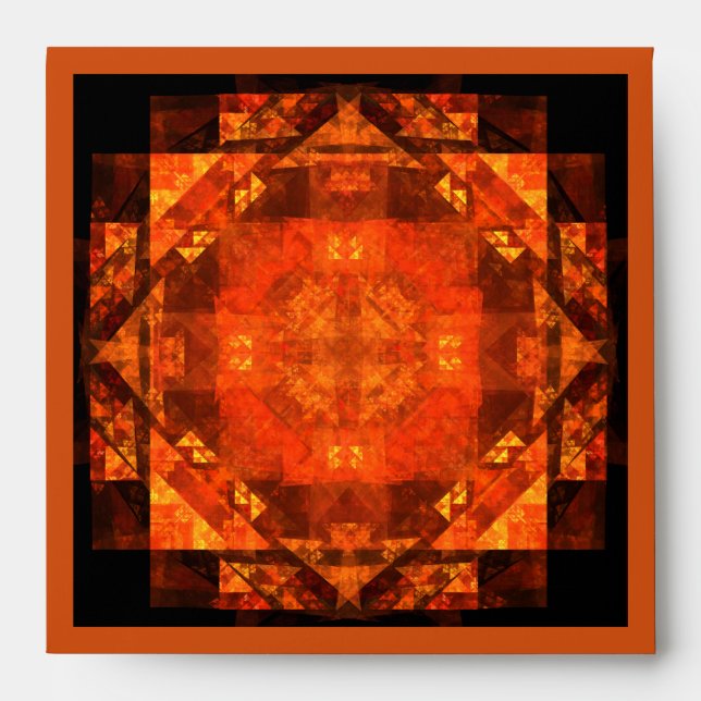 Blessing Abstract Art Square Envelope (Front)