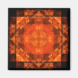 Blessing Abstract Art Square Magnet