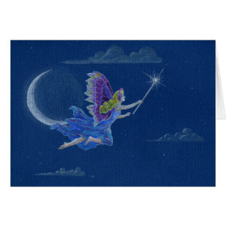 Blessing Fairy Coloured Pencil Drawing Card