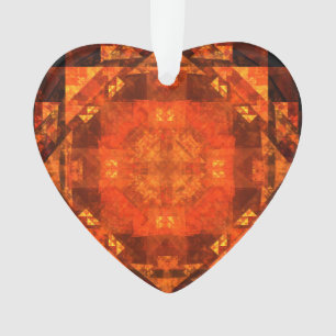 Blessing Fire Mandala Abstract Art Design Ornament