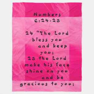 Blessing   fleece blanket