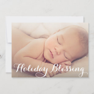 Blessing   Holiday Birth Announcement