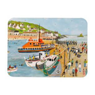 Blessing of the Lifeboat at Mousehole Magnet