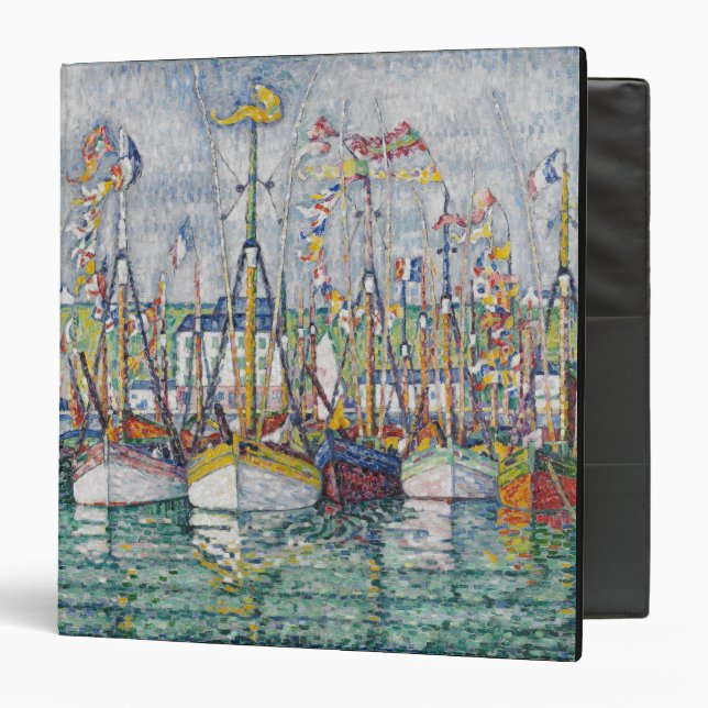 Blessing of the Tuna Fleet at Groix, 1923 Binder (Front/Inside)