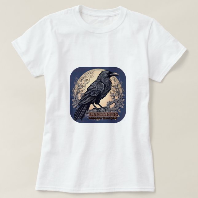 Blessing Raven T-Shirt (Design Front)