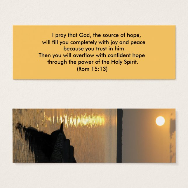 Blessing Rom 15:13 (Front & Back)