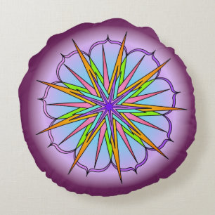 Blessing Star1 Round Pillow