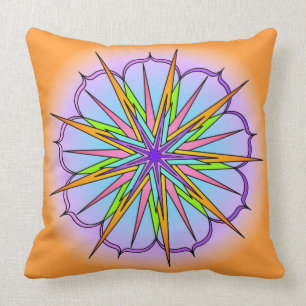 Blessing Star2 Throw Pillow