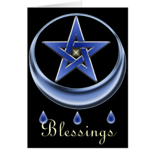 Blessing Symbol & Pentagram Card