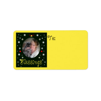 Blessings and Peace Shipping Labels by RoseWrites