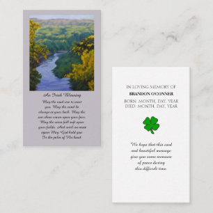 Blessings and Prayers Memorial Card