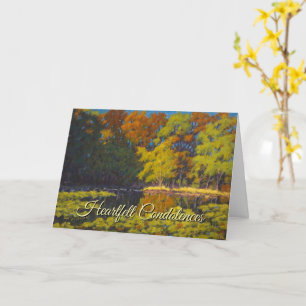 Blessings and Prayers Memorial Sympathy Card