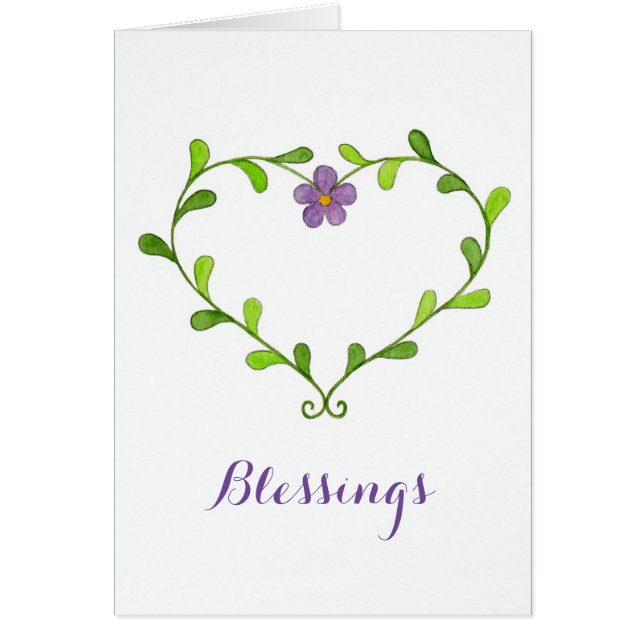 Blessings card (Front)