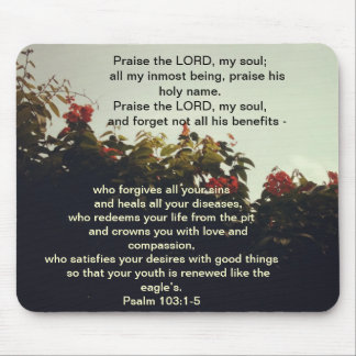 Blessings from our God - Bible Scripture Mousepad
