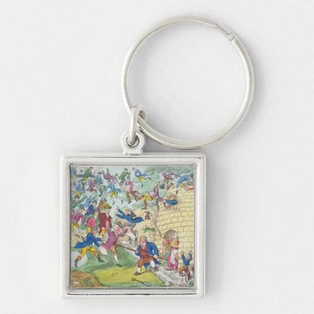 Blessings of Britain - or Swarm of Tax Keychain (Front)