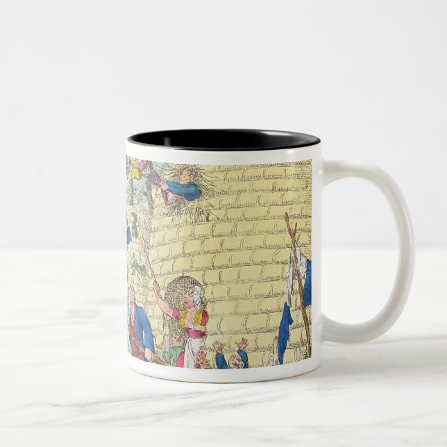 Blessings of Britain - or Swarm of Tax Two-Tone Coffee Mug (Right)