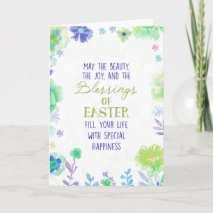 Blessings of Easter Holiday Card