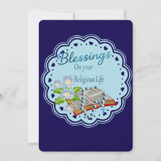 Blessings on your Religious life. Holiday Card