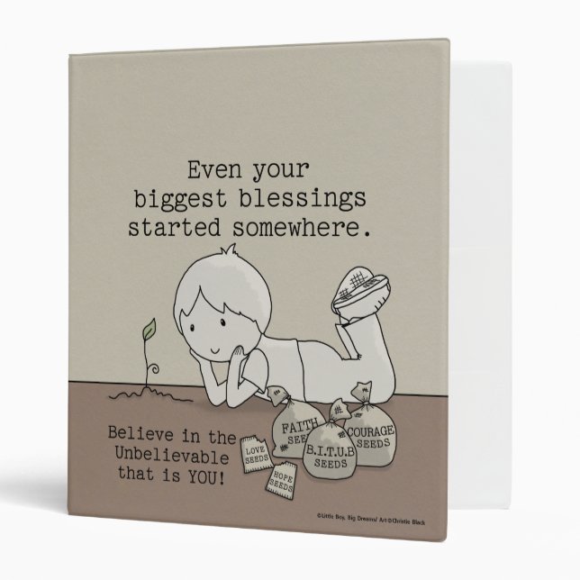 Blessings Started Somewhere Binder (Front/Inside)