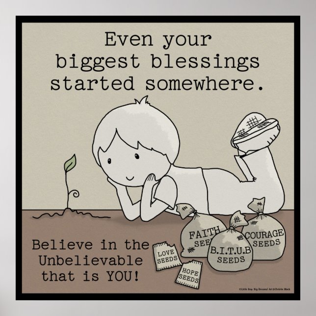 Blessings Started Somewhere Poster (Front)