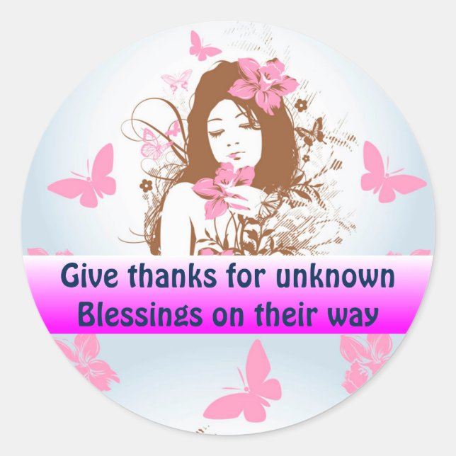 BLESSINGS sticker (Front)