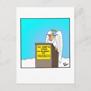 Blessures amusantes et Humour de la foi Carte post