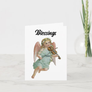 Blessures Angel Poésie Carte de voeux