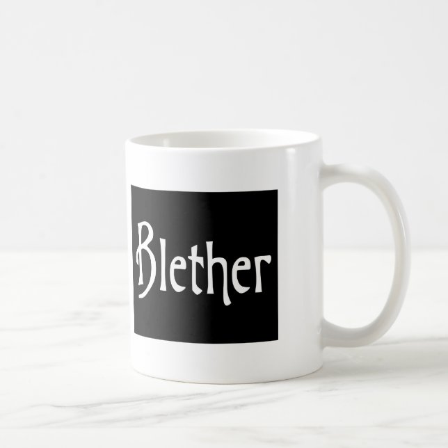 Blether funny Scottish slang banter scots humour Coffee Mug (Right)