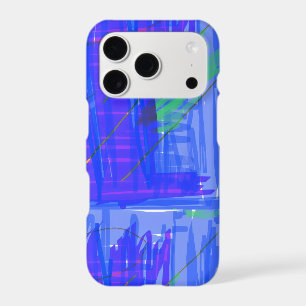Bleu Abstrait Chic