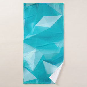 Bleu, arrière - plan turquoise avec cristaux, tria