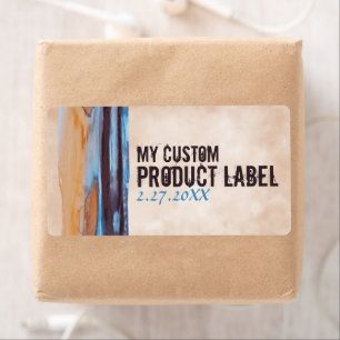 Bleu, Beige, Aiguille, Plum Swirl Peinture Marbre