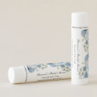 Bleu Blanc Floral Fête des mariées Lip Balm Favori