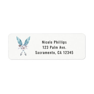 Bleu Boho Bohème Flèches Plume Floral Fête