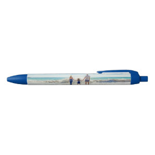 Bleu Cadeau stylo photo personnalisé avec texte personn