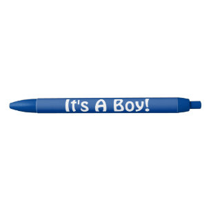 Bleu C'est un Garçon Stylos mains dehors