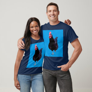 Bleu Chicken Strut, T-shirt