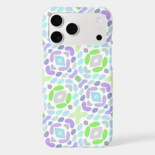 Bleu clair Rose Violet Lime Vert Art africain